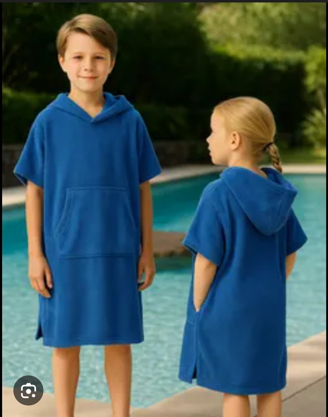 Poncho de Playa Toalla Secado Rápido - Imagen 3