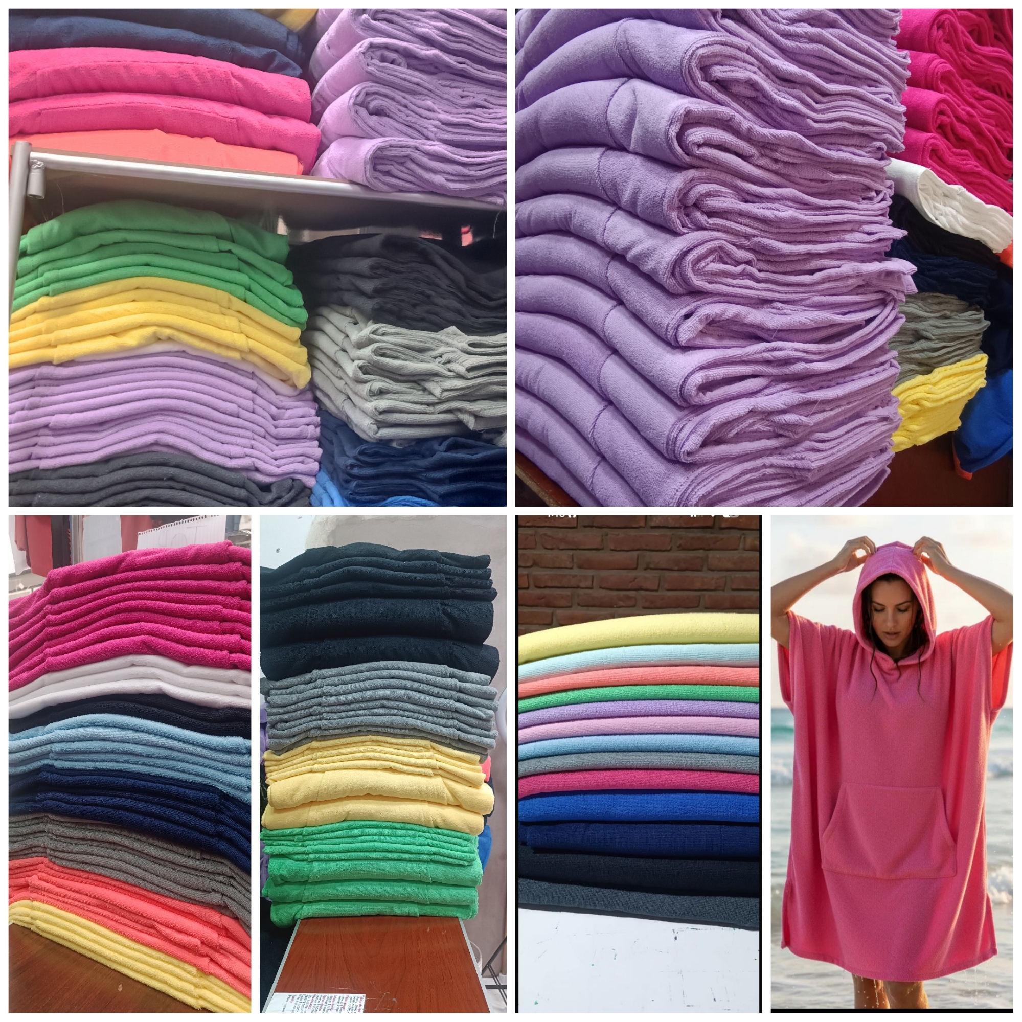 Poncho para Playa de Toalla Secado Rápido - Imagen 3