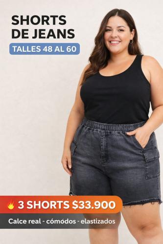 Short Cargo Elastizados Talle Especial