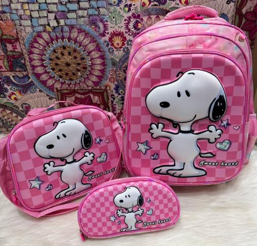 Mochila 3 Cierres Grande Escolares