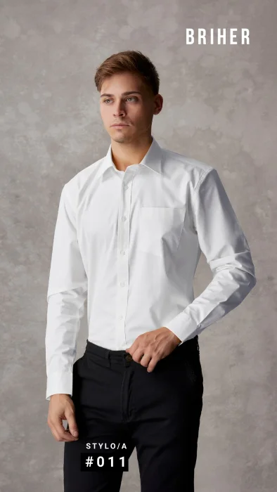 Camisa Lisa de Vestir