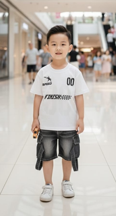 Bermudas Cargo de Jeans - Imagen 3