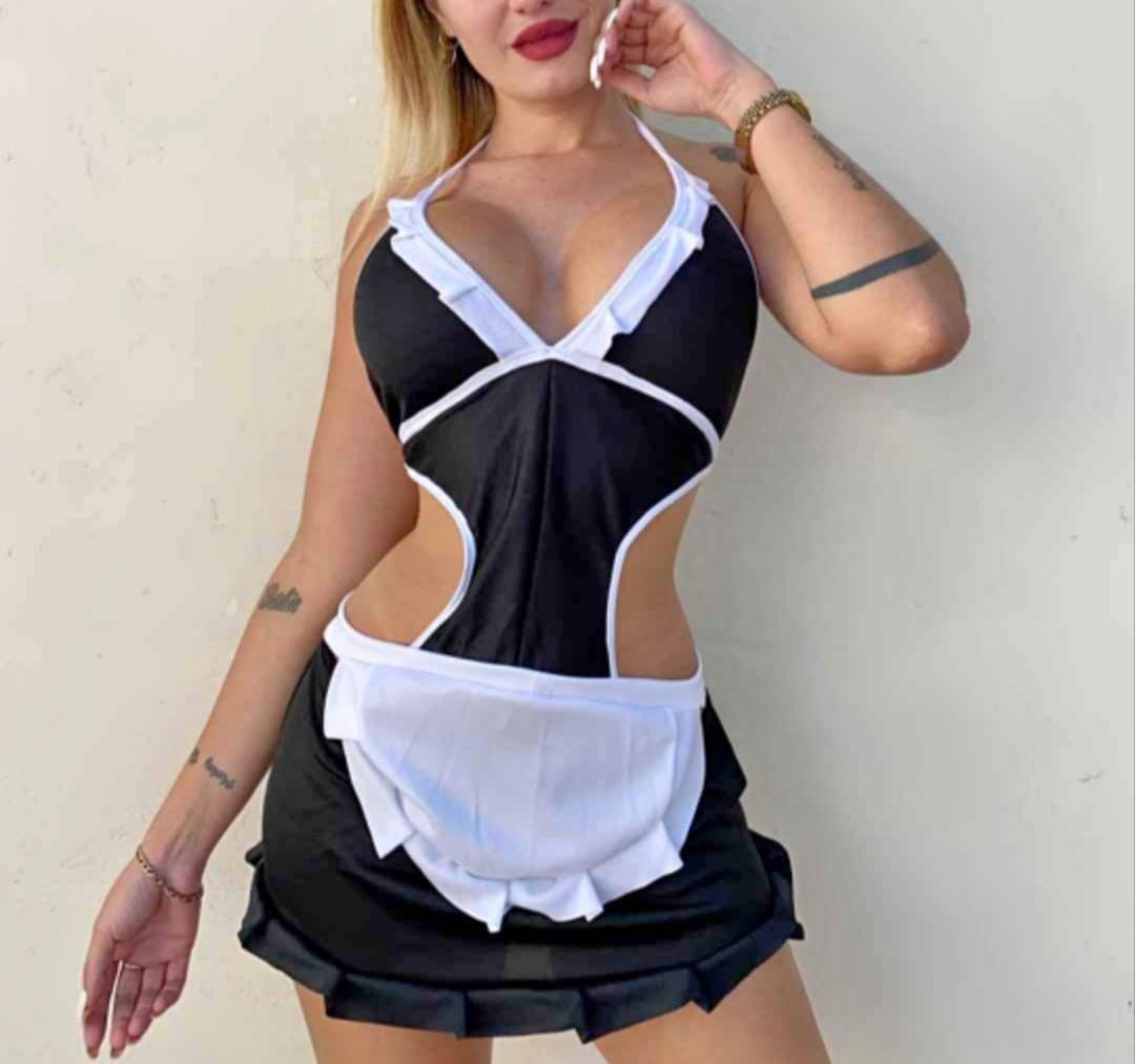 Conjunto de Lencería Sexy Uniforme - Imagen 5