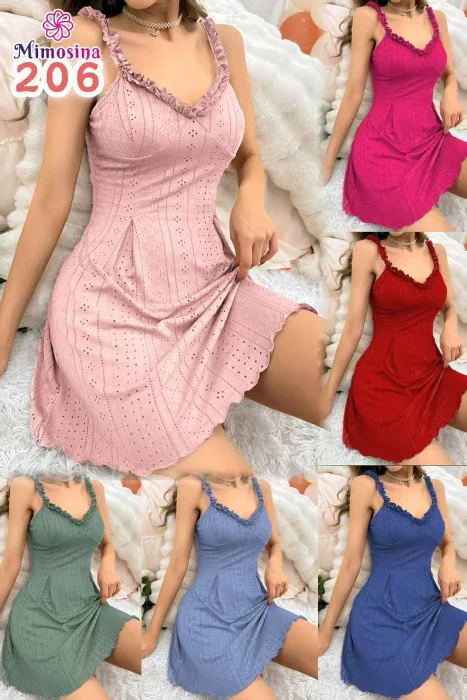 Pijama Camisón Liso Importado