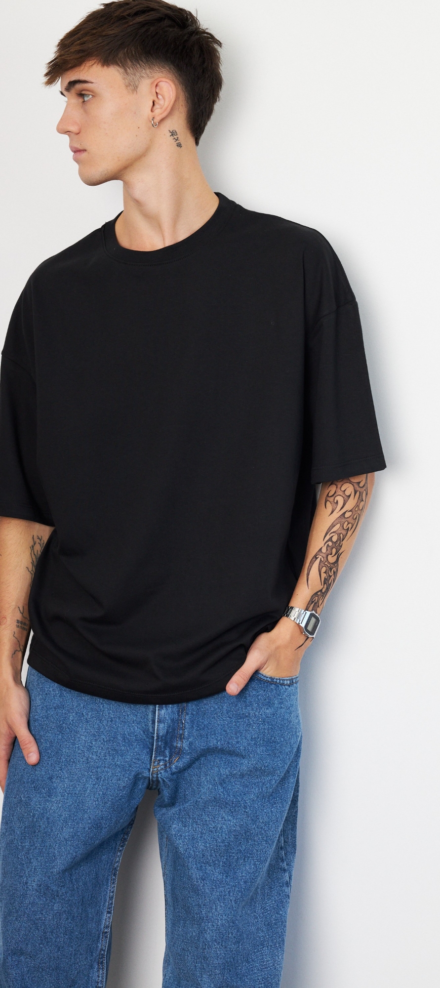 Remeras Lisas Over Hombre - Imagen 2