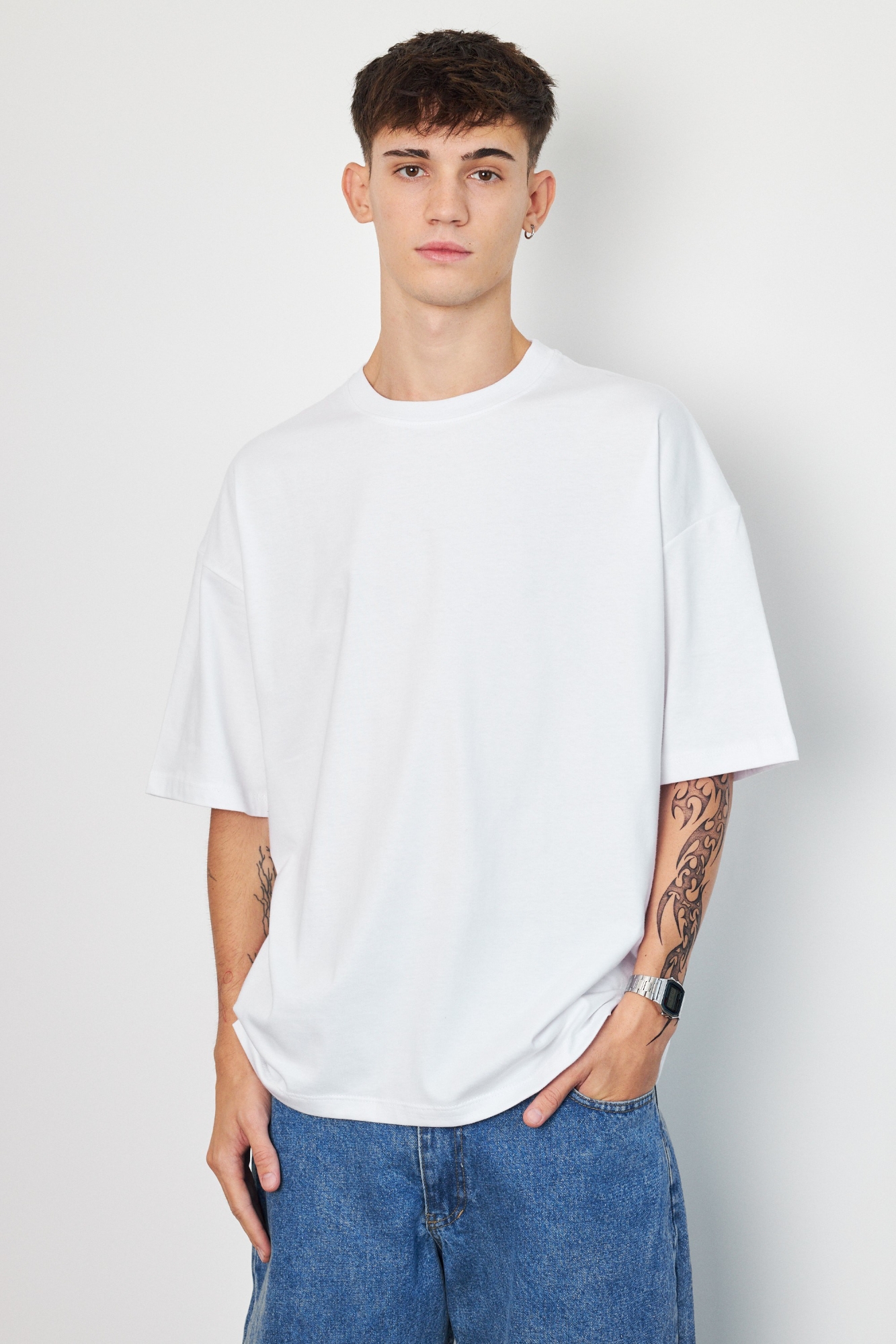 Remeras Lisas Over Hombre - Imagen 3