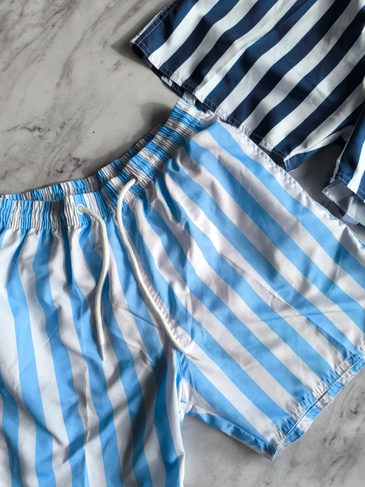 Short de Baño Rayado