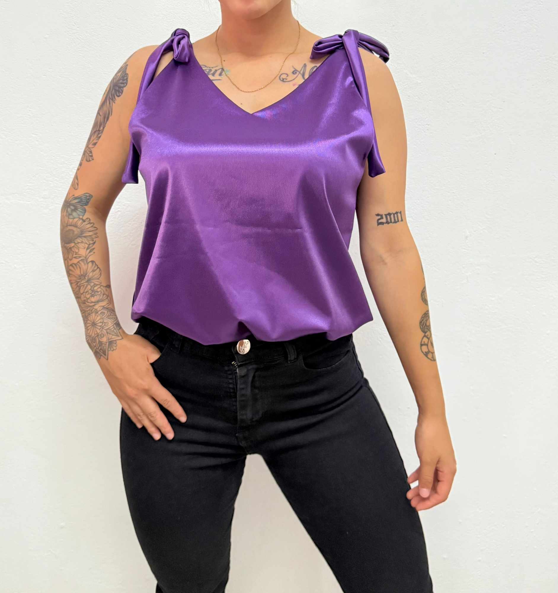 Musculosa Saten - Imagen 4