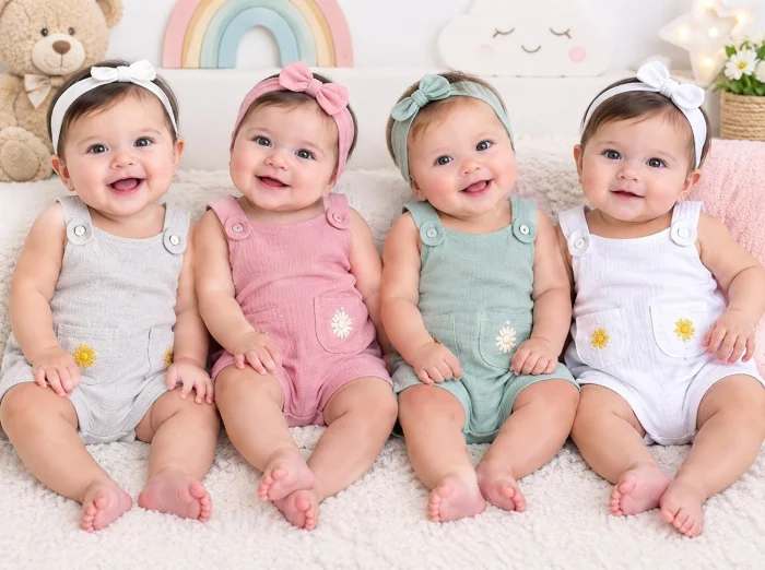 Jardinero Baby Cotton Colores Surtido