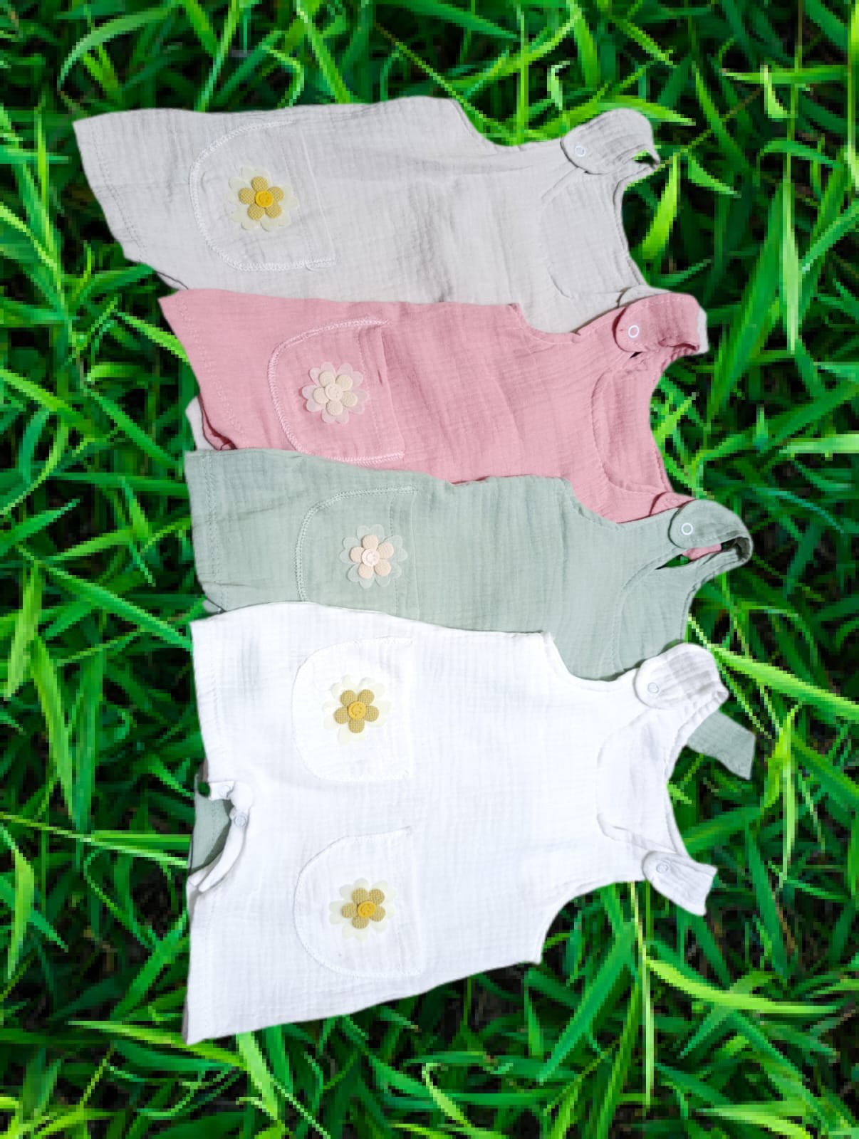 Jardinero Baby Cotton Colores Surtido - Imagen 3