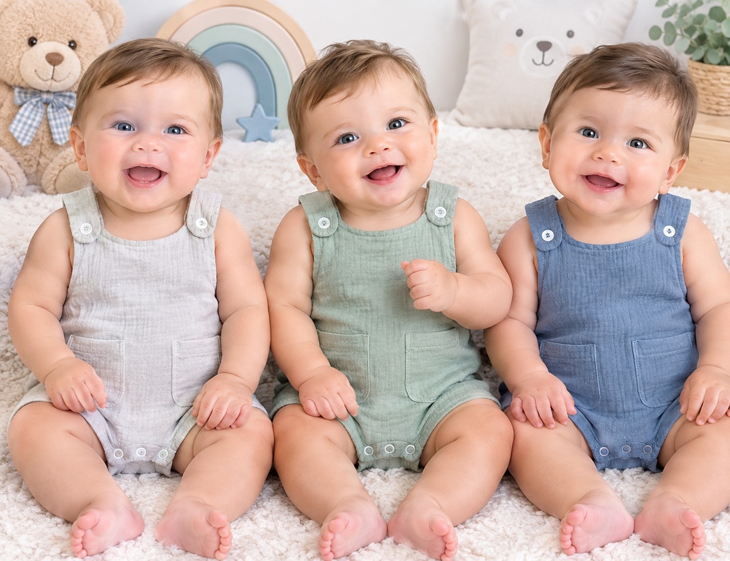 Jardinero Baby Cotton - Imagen 2
