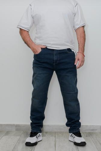Jeans Elastizado Óxido Localizado Corte Clasico