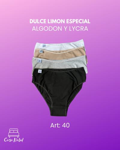 Bombacha Especial Alg y Lyc Dulce Limon