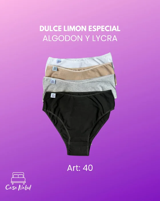 Bombacha Especial Alg y Lyc Dulce Limon