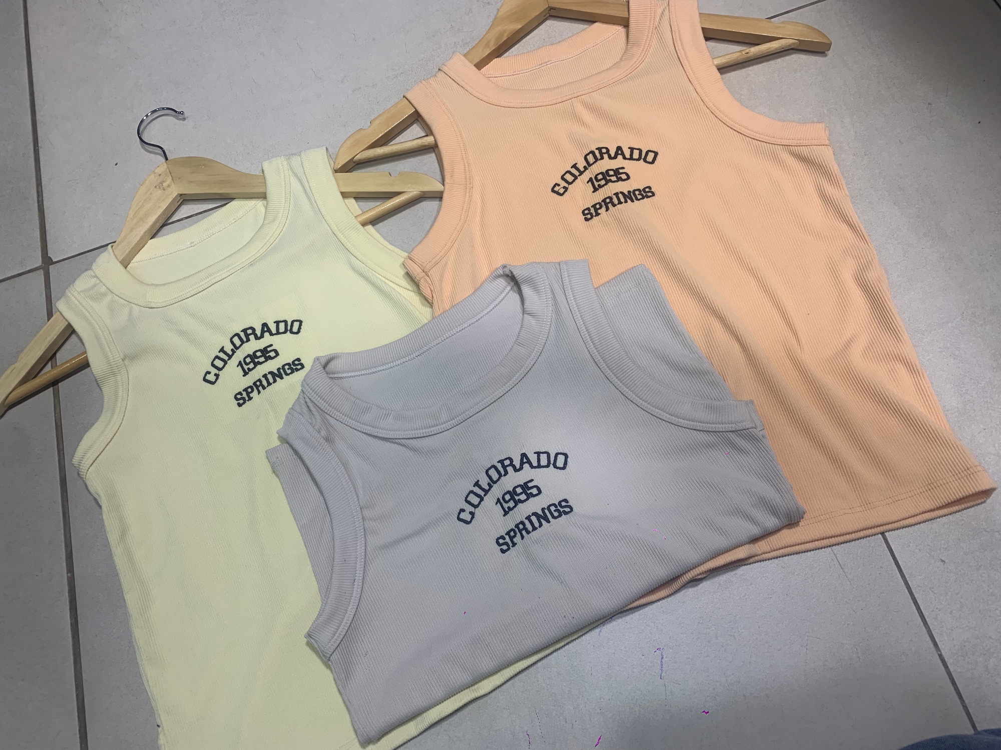 Musculosas Bordadas - Imagen 2