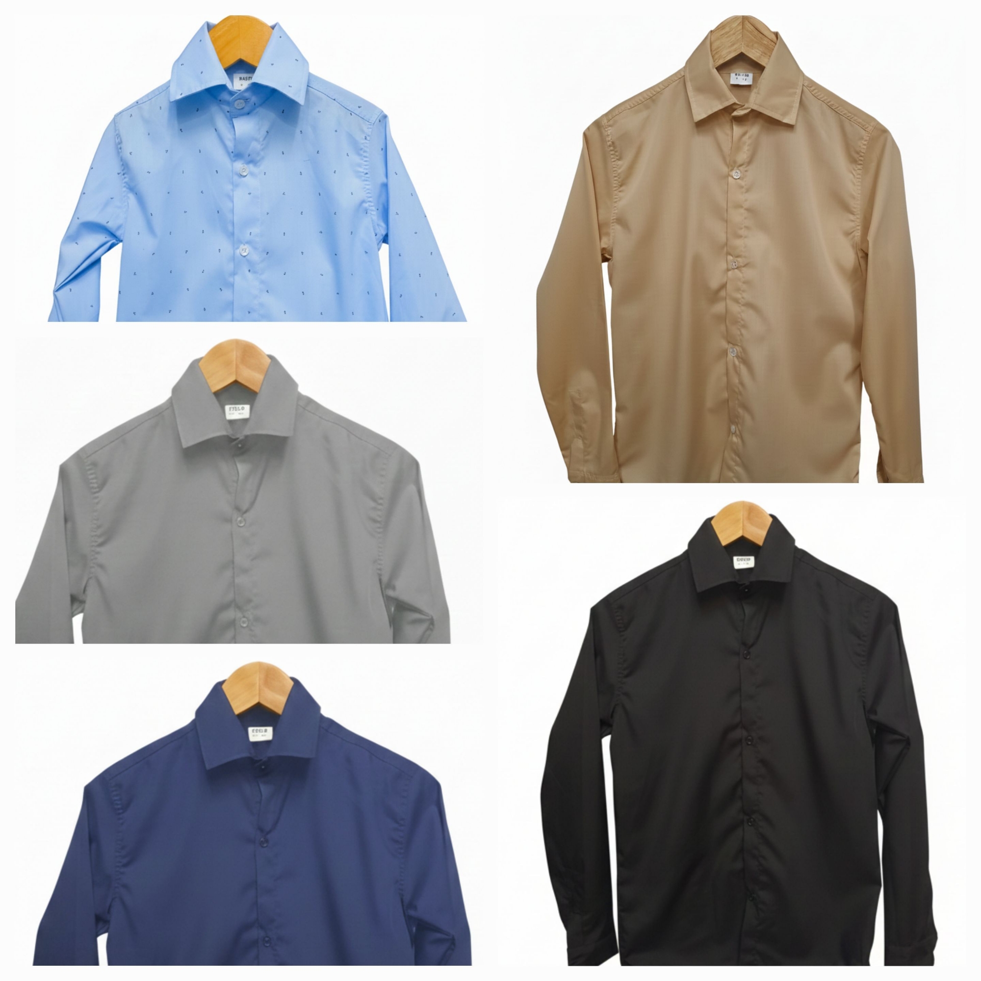 Camisas Manga Larga Niño - Imagen 2