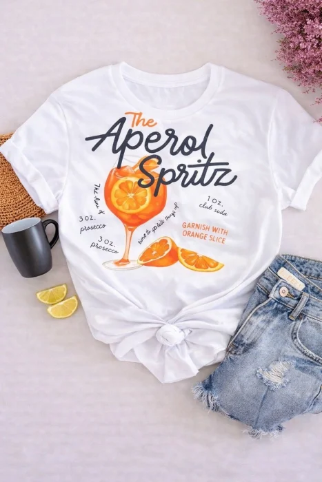Remera de Algodón Aperol