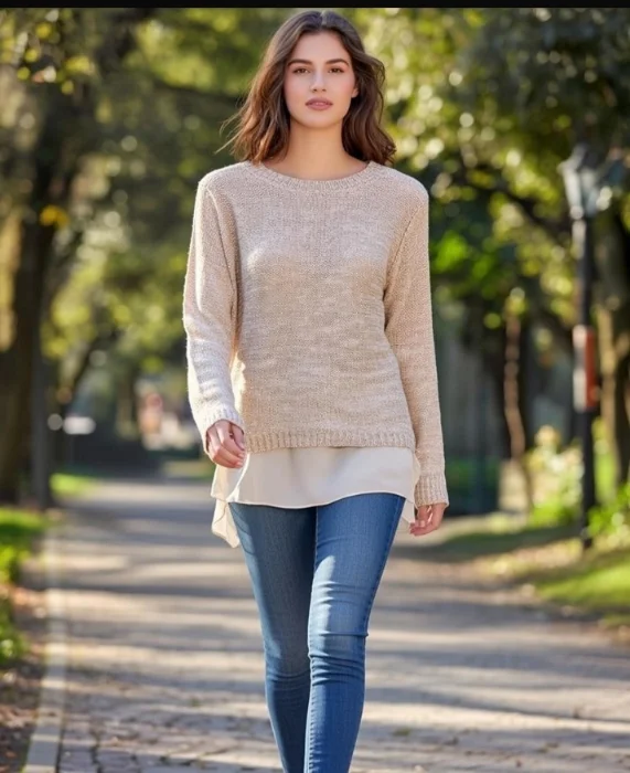 Sweater Media Temporada Importados