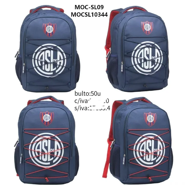 Mochilas *originales* 
de San Lorenzo Impermeable 
excelente Calidad.