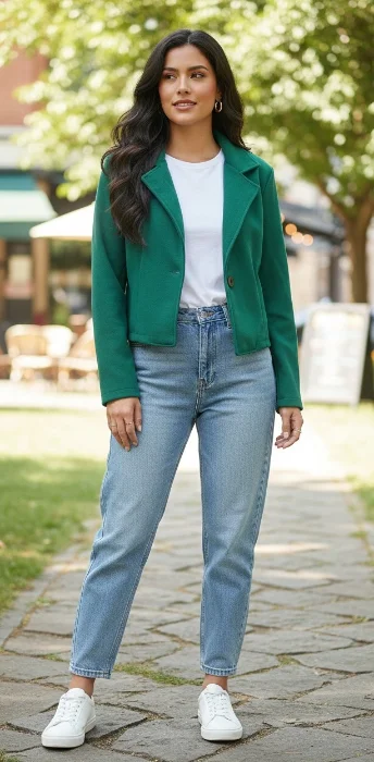 Blazer Corto de Paño