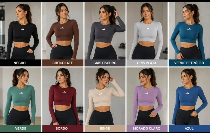 Crop Manga Larga