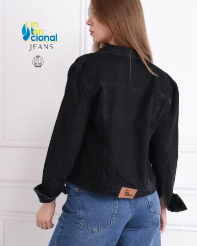 Campera Crop Jeans Rigido - Miniatura 3