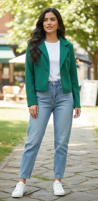 Blazer Corto de Paño