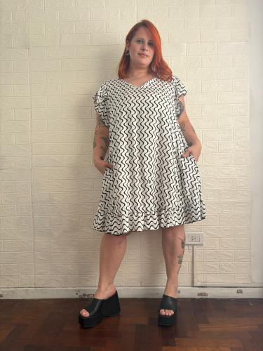 Vestido Fibrana Poplin Divino
