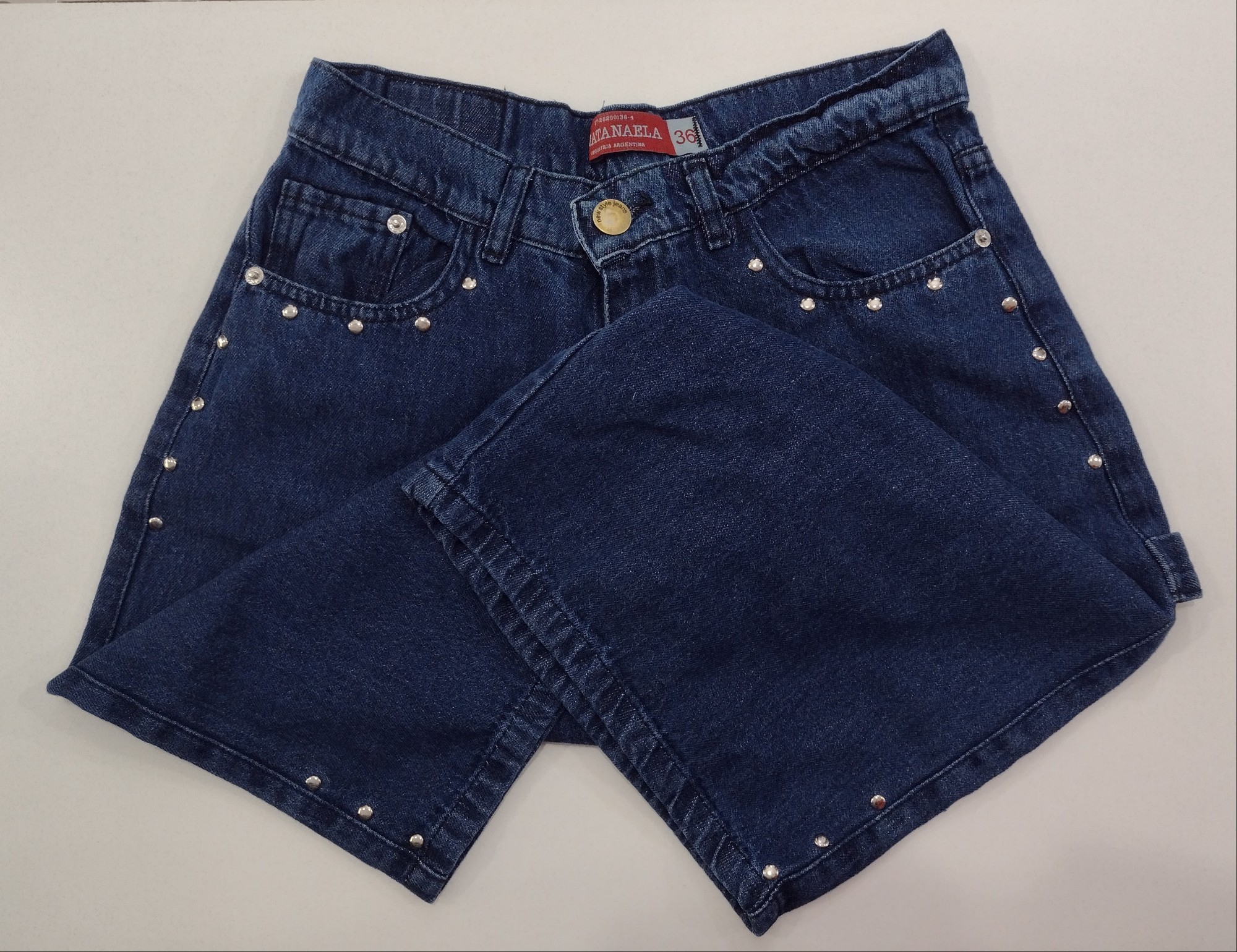 Bermuda Azul con Tachas - Imagen 5