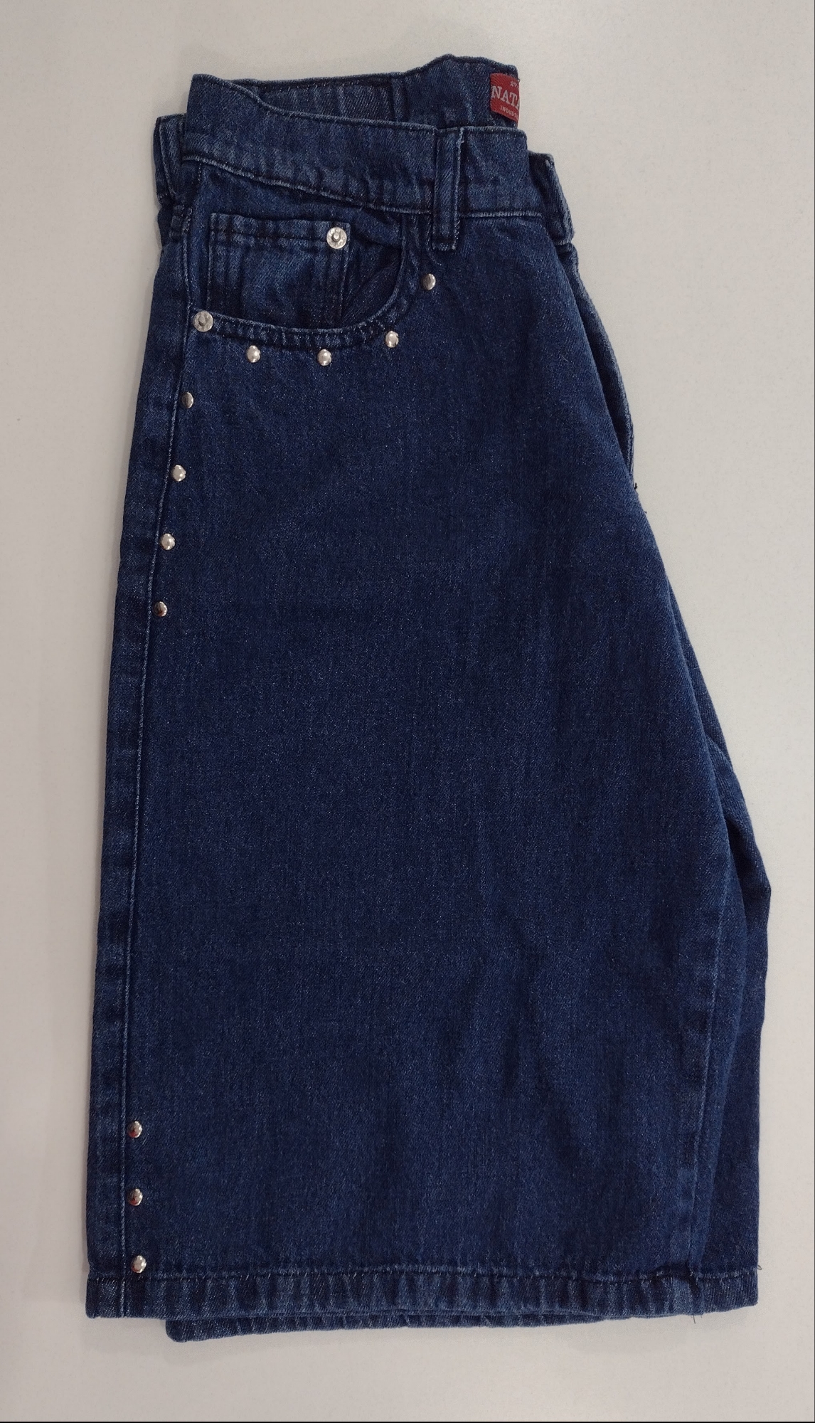 Bermuda Azul con Tachas - Imagen 6