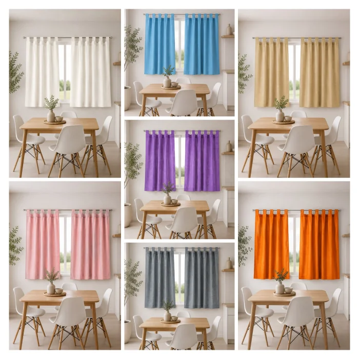 Cortinas Madras Cortas