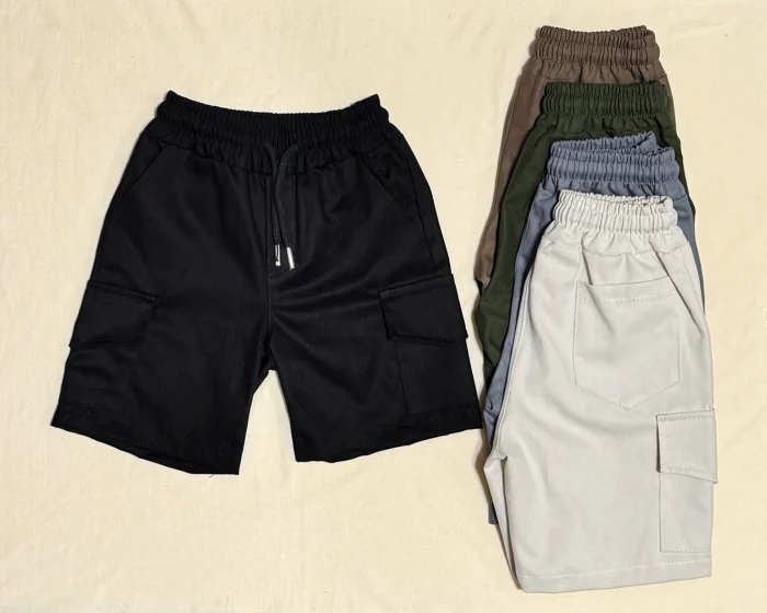 Short Cargo Gabardina - Niño