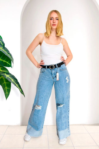 Pant. Wide Leg Botapie Dama - Miniatura 2