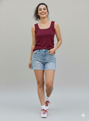 Musculosa Cuello Cuadrado