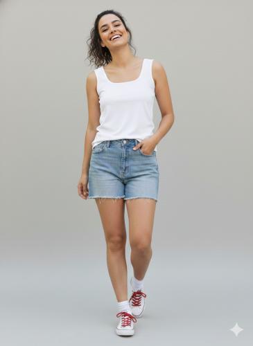 Musculosa Algodón Peinado