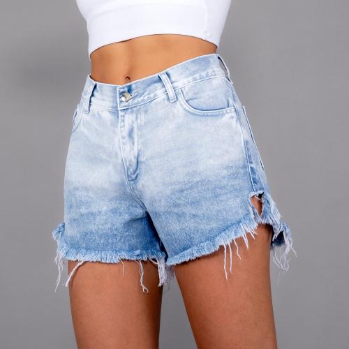 Short de Mujer Bicolor Liso - Miniatura 5