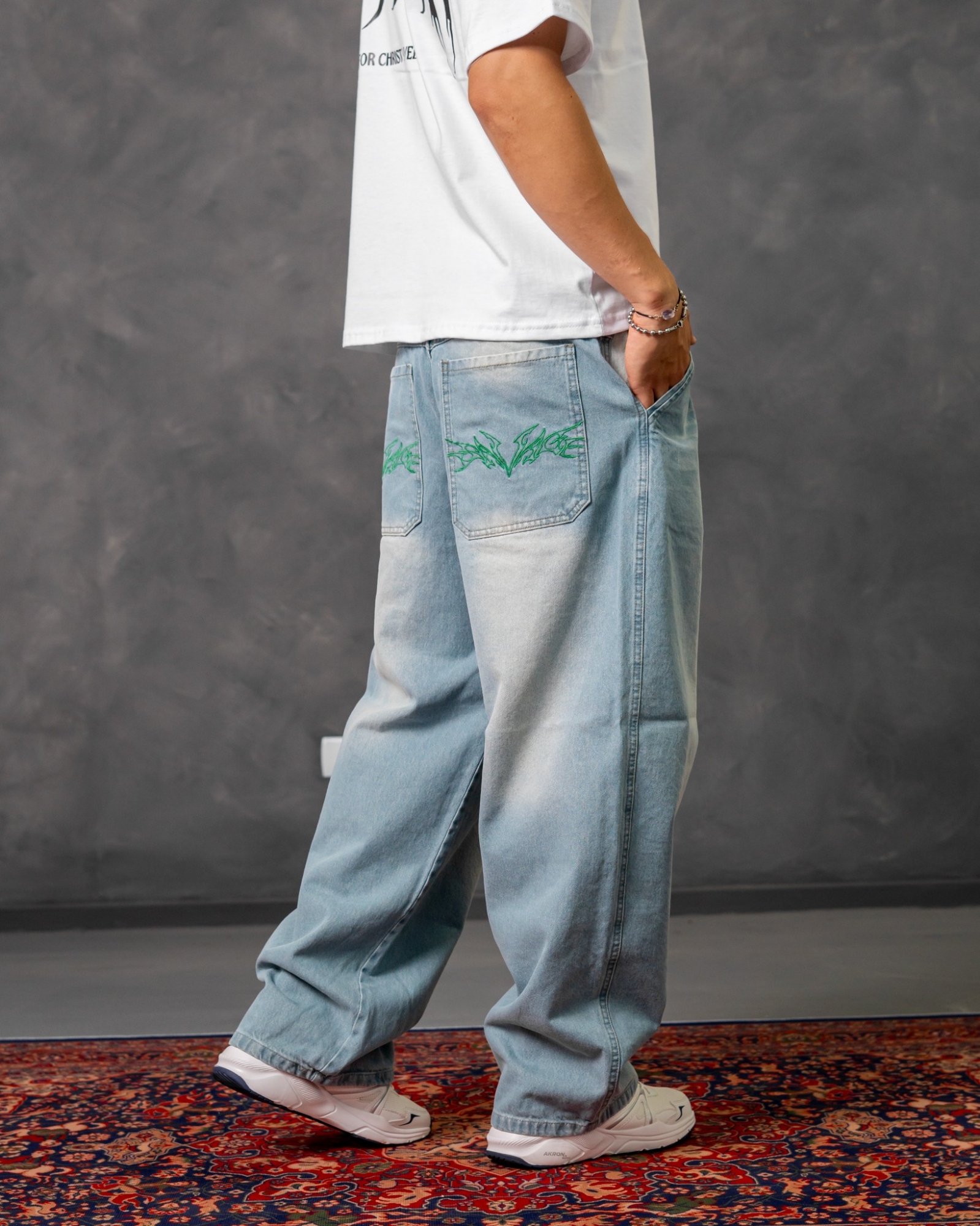 Baggy Savage Celeste - Imagen 2