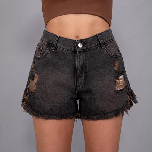 Short Oxido de Dama con Roturas Deflecado - Miniatura 8