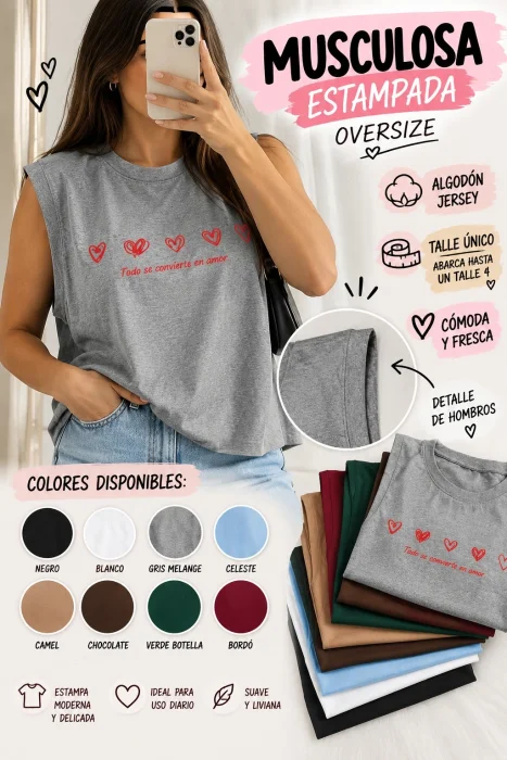 Musculosas Estampadas