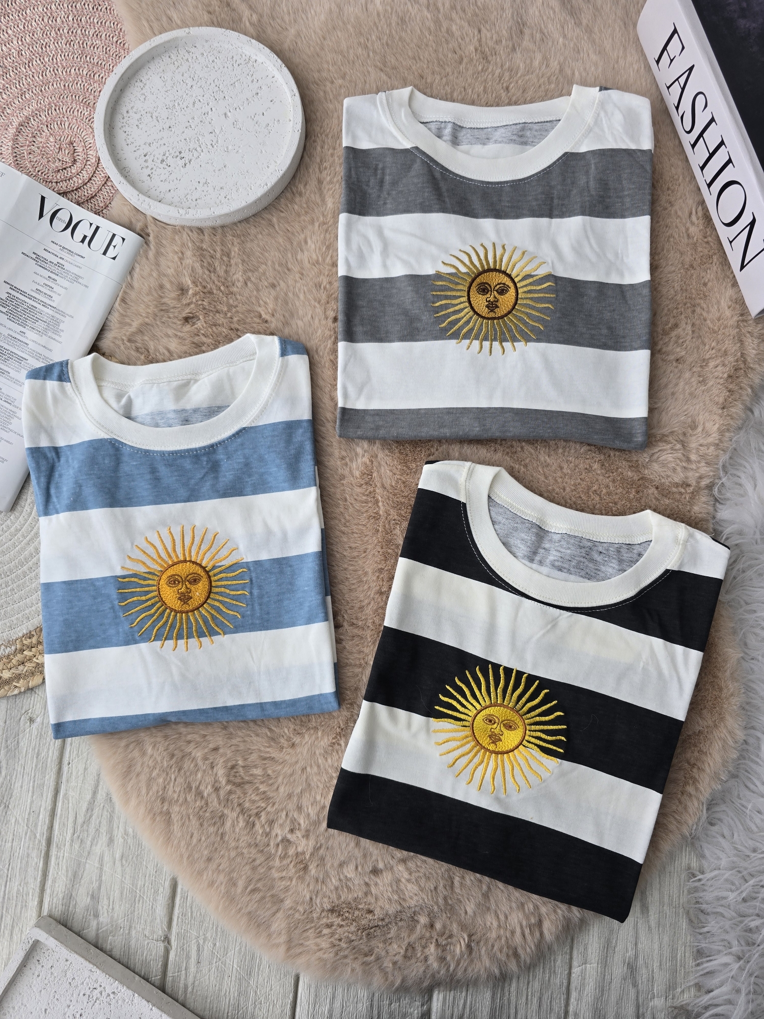 Remera Rayada Argentina - Imagen 2