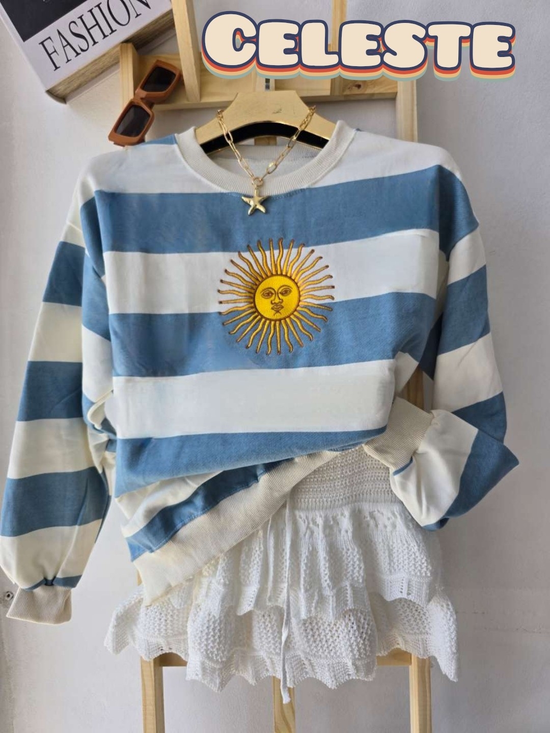 Buzo Rayado Argentina - Imagen 1