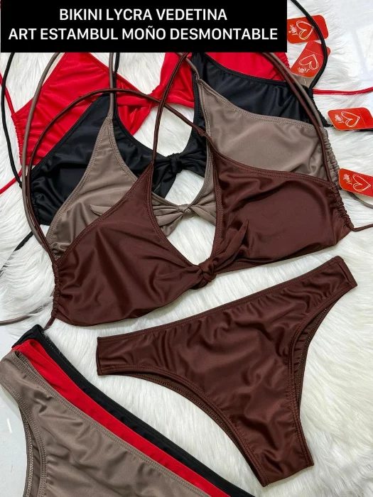 Bikini Vedetina Lycra Moño Art Estambul