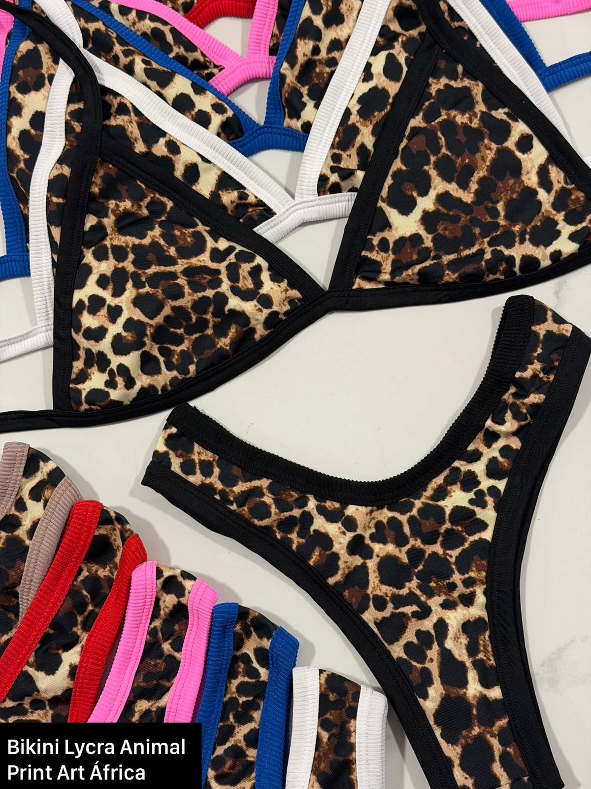 Bikini Animal Print Combinado Art África - Imagen 2