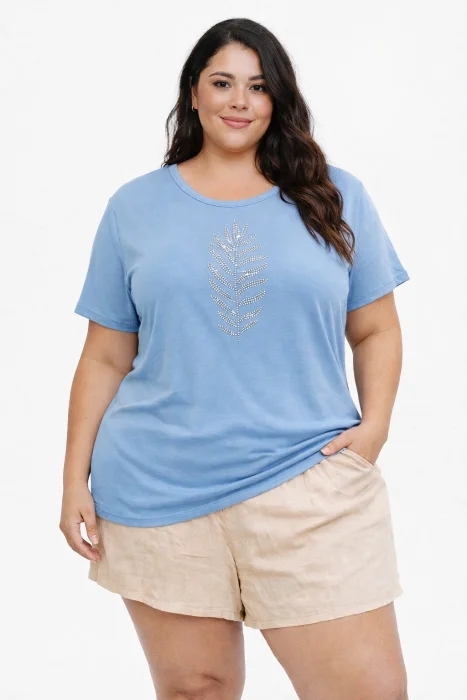 Remeras de Modal Soft con Apliques