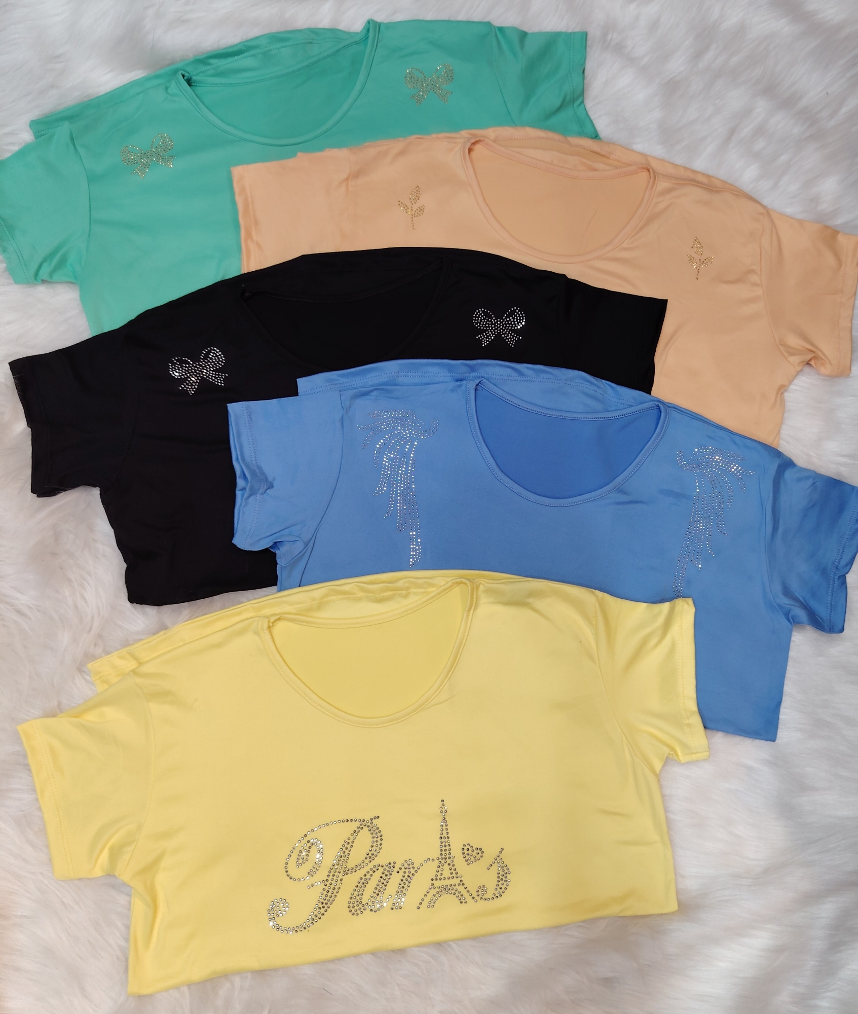Remeras de Modal Soft con Apliques - Imagen 2