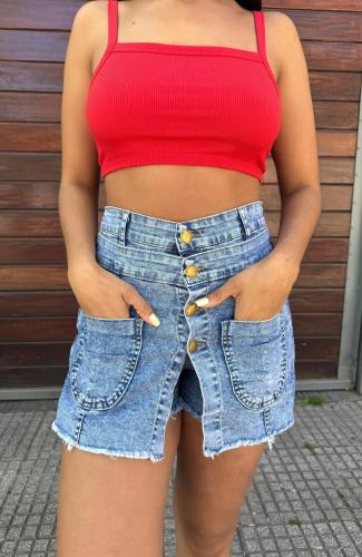 Shortspollera Elastizado Botones