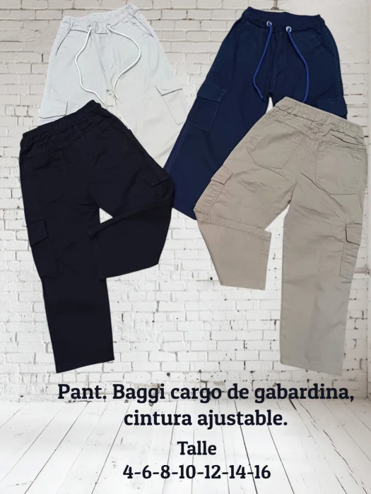 Pantalon Baggi Cargo de Niño