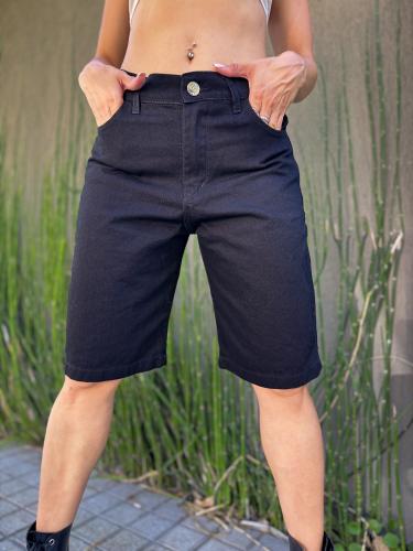 Bermuda Negro Baggy - Miniatura 5