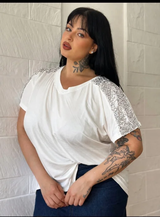 Remera con Lentejuelas