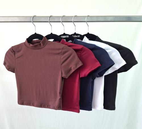 Remera Media Polera Manga Corta Modal Soft 2026 - Miniatura 2